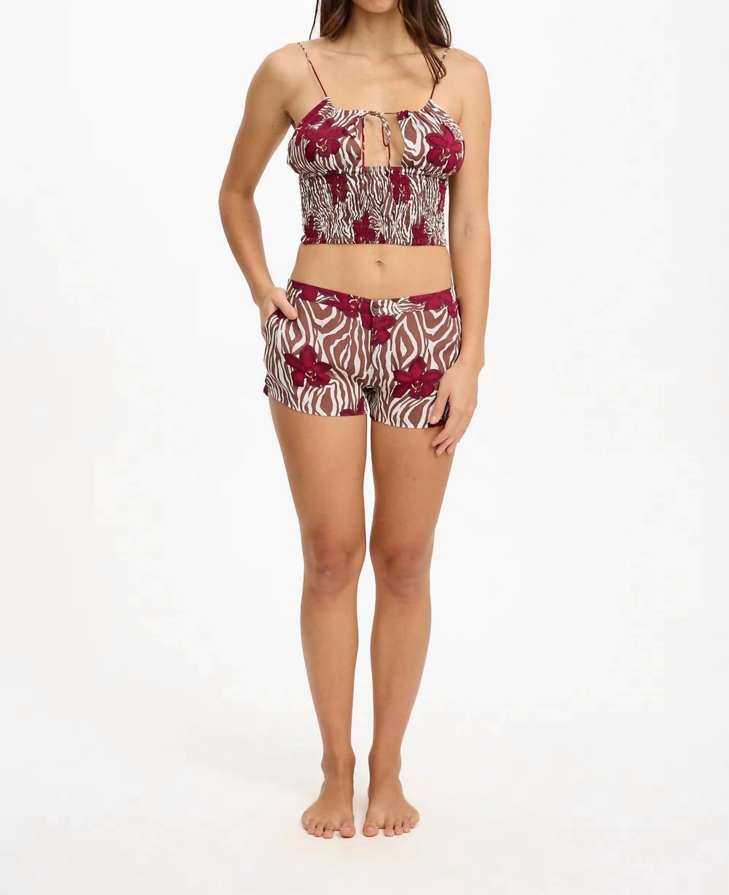Benoa - Sabi Smocked Top