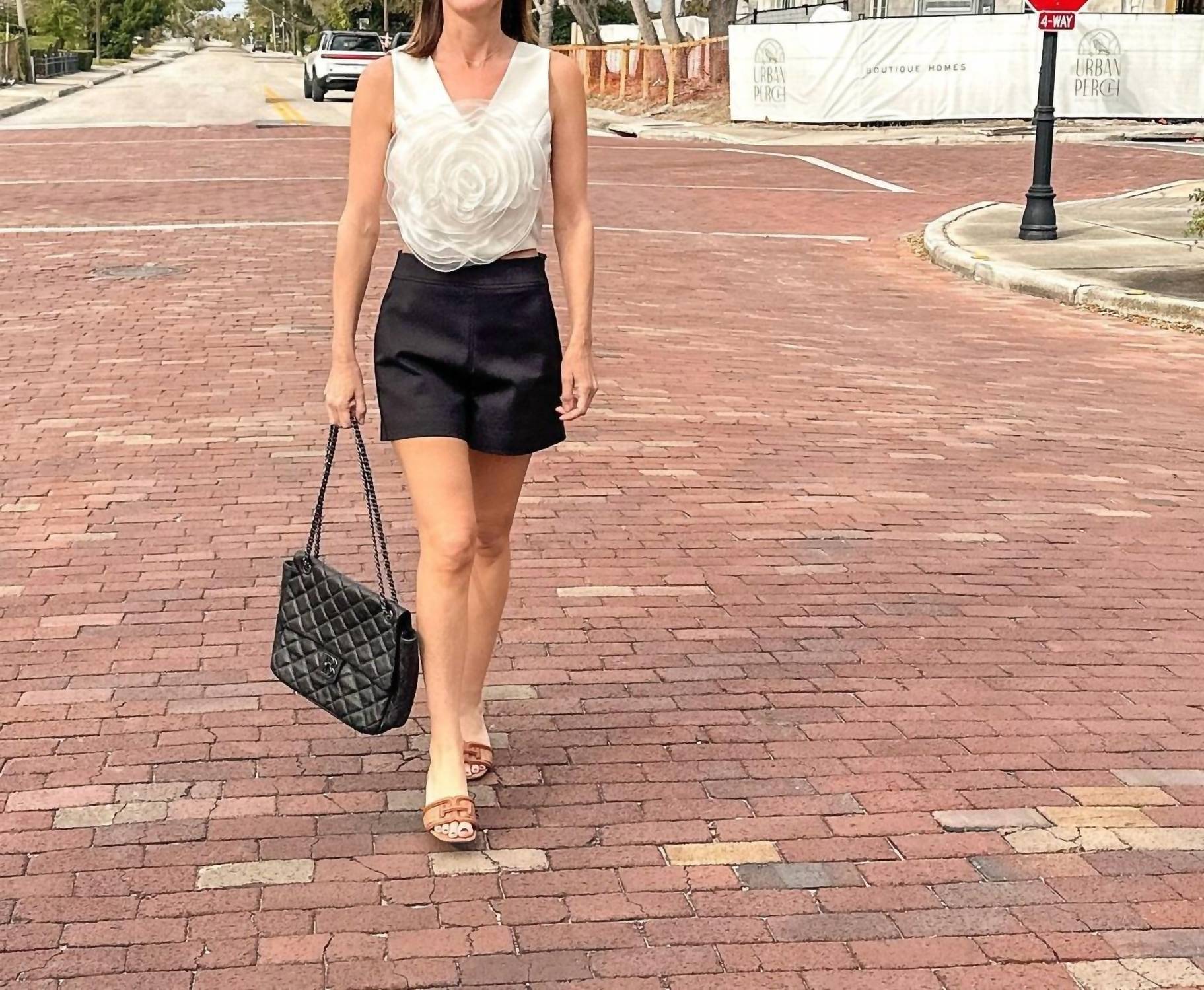 Lanhtropy - Women's Frida Metallic Linen Shorts