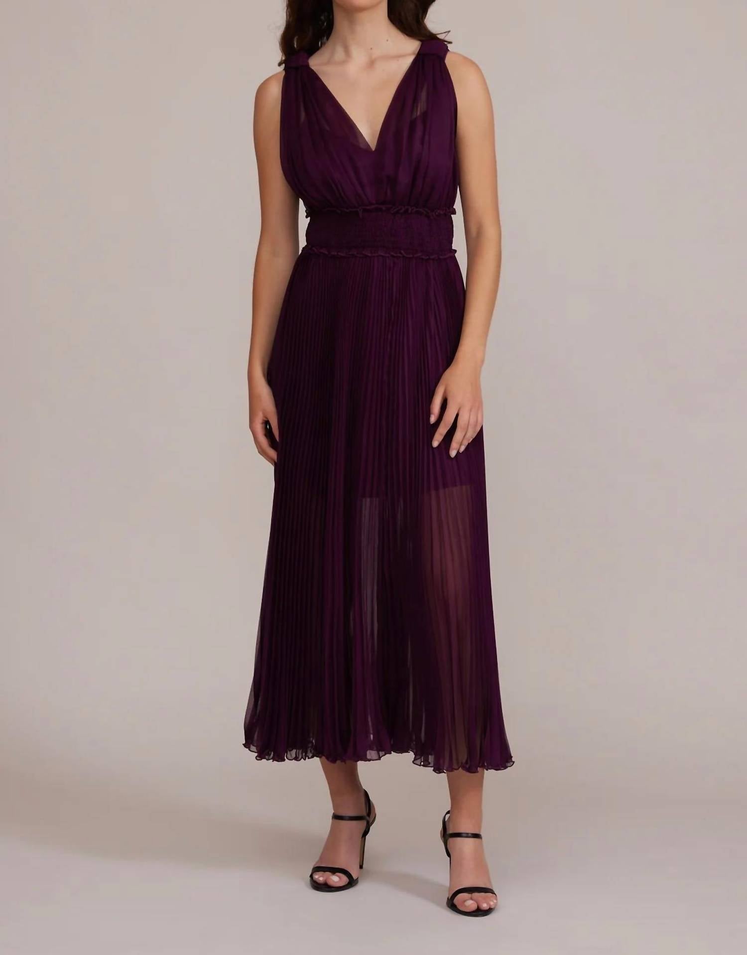 Lucy Paris - Libby Smocked Sheer Dress