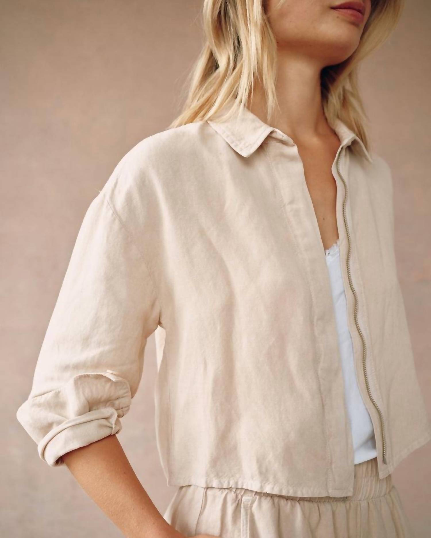 Bella Dahl - Oversized Cropped Jacket