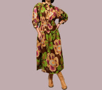 Uncle Frank - Brooke Blooms Midi Dress