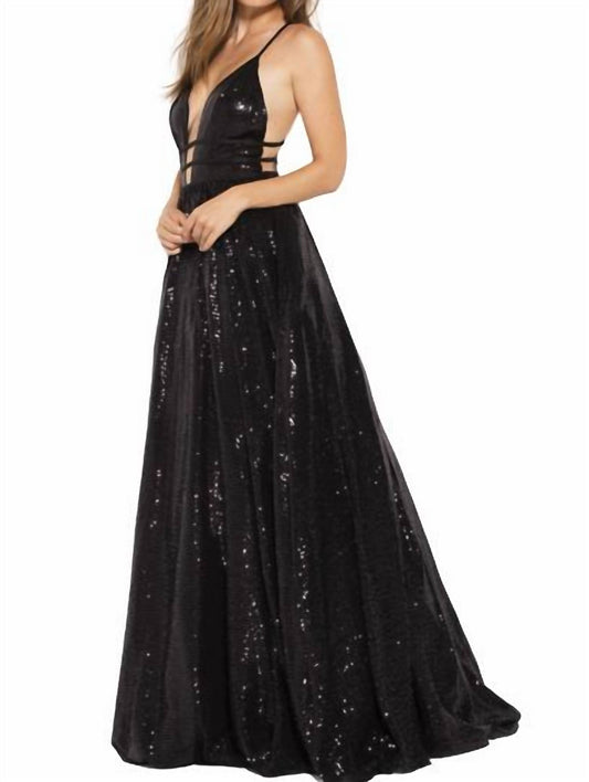 Sequin ballgown