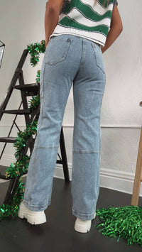 Everyday Chic Boutique - Madison Cargo Jeans