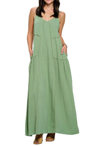 Yak & Yeti - Boho Patchwork Maxi Dress