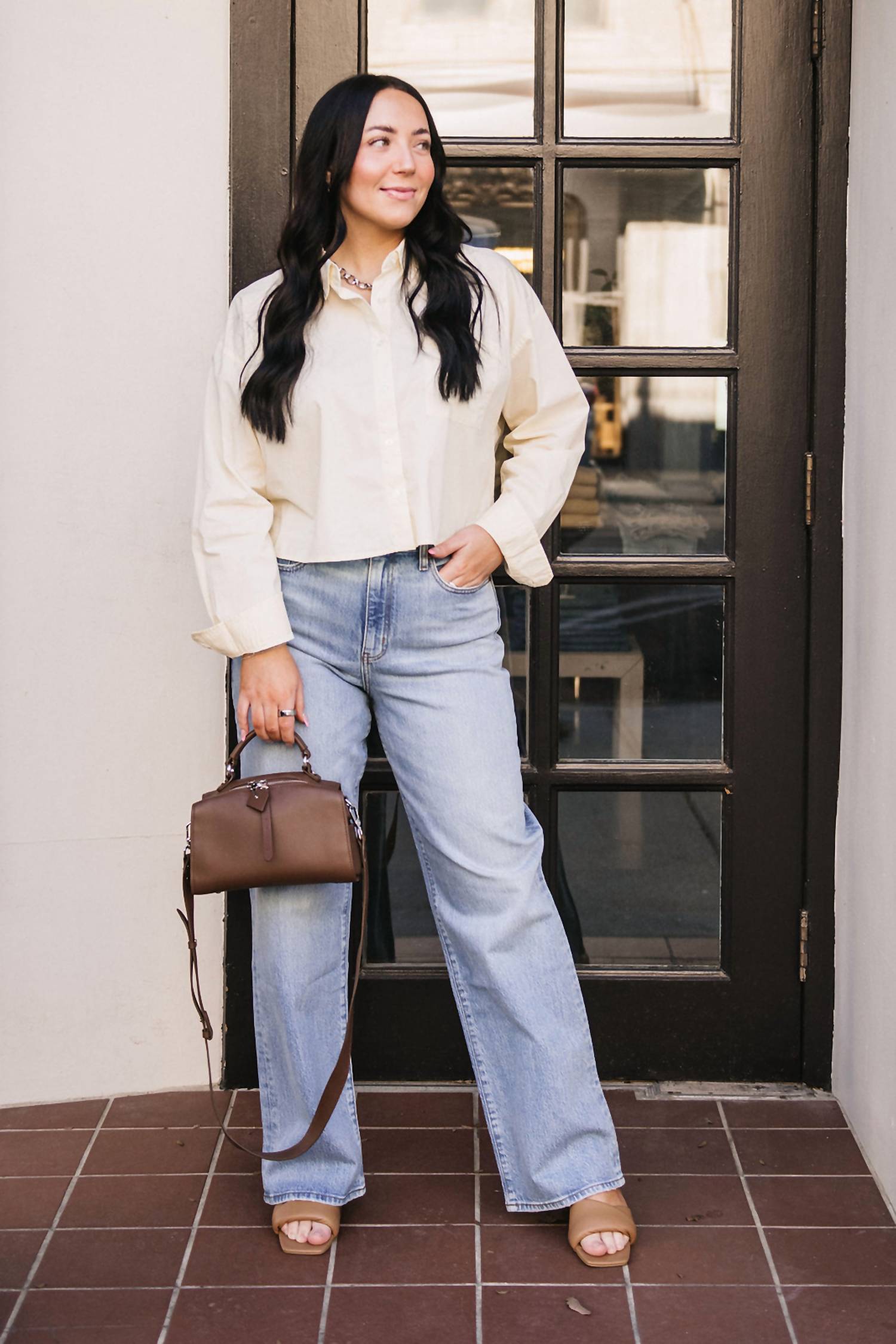 Z Supply - CROPPED POPLIN SHIRT