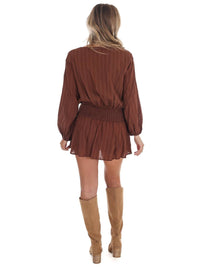 LE LIS Escape Mini Romper in brown - women's pants - view 5