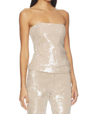Ow Collection - Ruby Sequin Tube Top