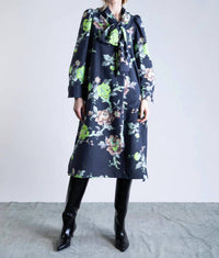 Psophia - Indian Flower Juliet Sleeve Dress