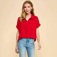 Les Amis - Solid Basic Shirt