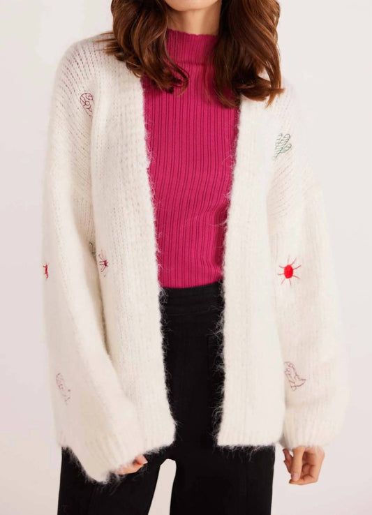 Minkpink - Rosalie Motif Knit Cardigan