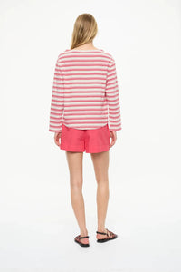 Lmnd - Amara Oversize Long Sleeve Boatneck Top