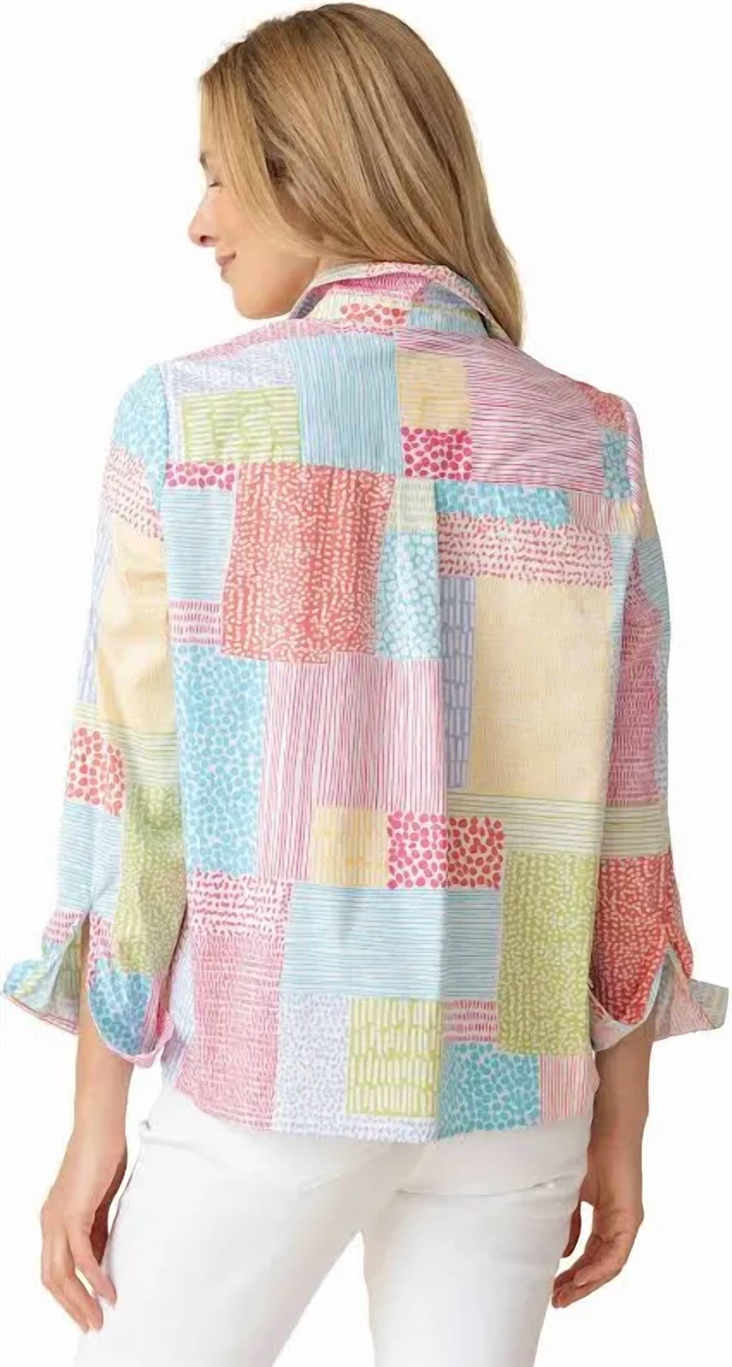 Habitat - Shaped Shirt - Patchwork Multi