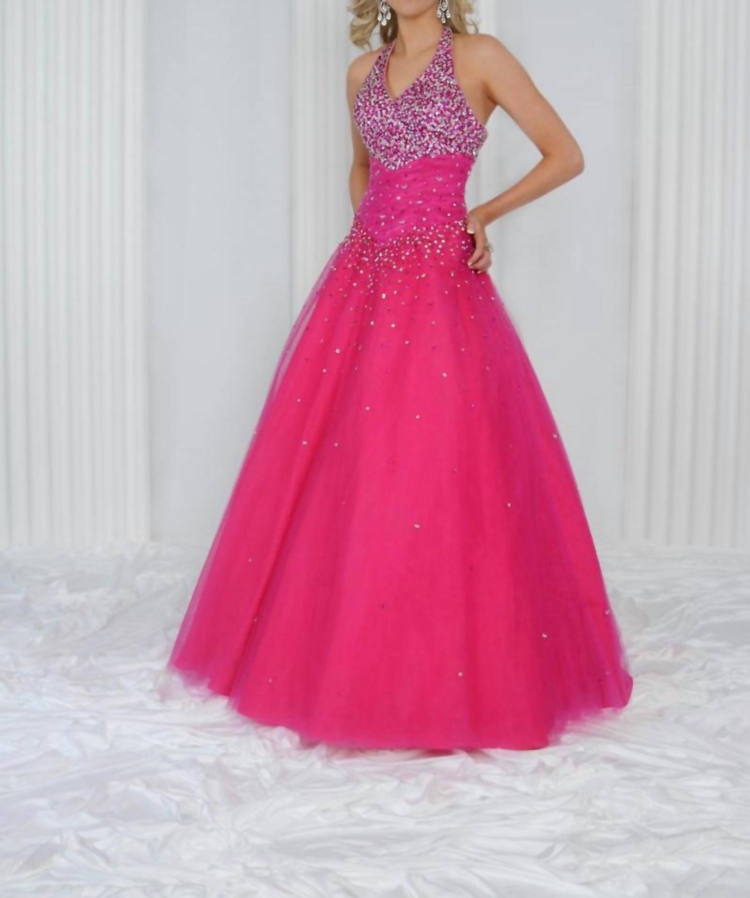 Karishma Creations - Luxurious Halter Ball Gown