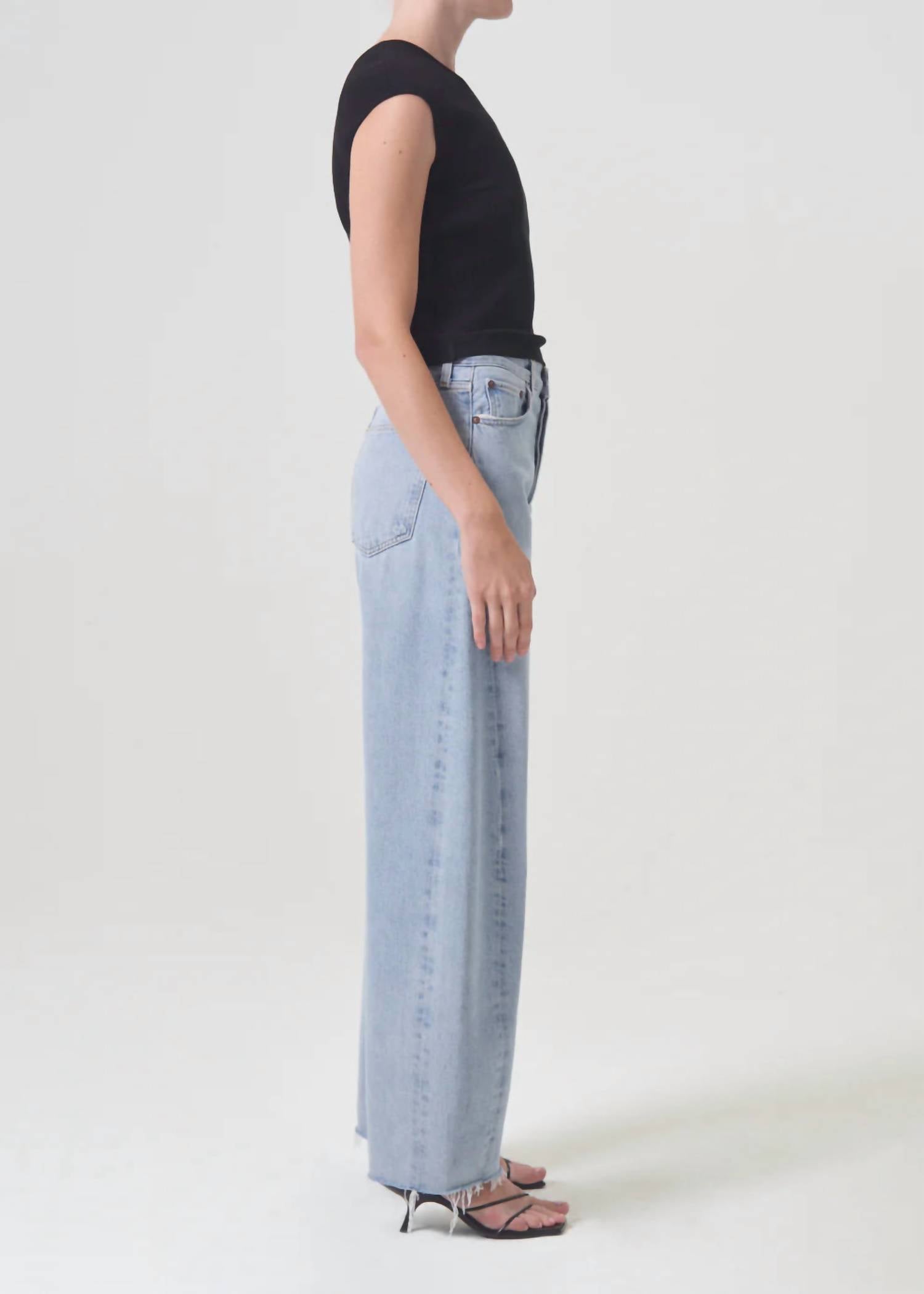 Agolde - Luna Pieced High Rise Jean