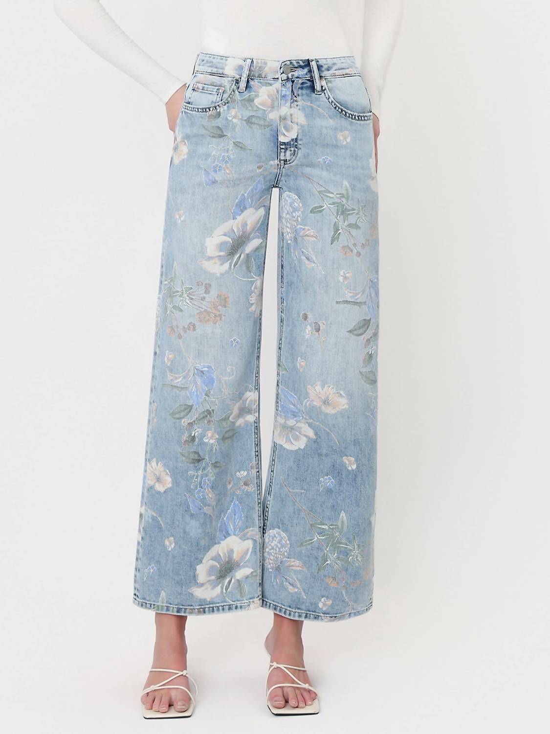 Vervet By Flying Monkey - Lucy High Rise Vintage Wide Jeans