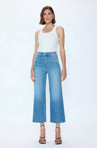 Pistola - Lana Crop High Rise Ultra Wide Leg Jeans