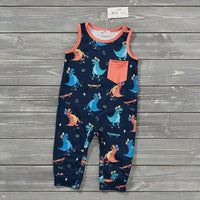 Pete + Lucy - Boys Roar Riders Romper