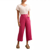 Tribal - Brooke Flowy Leg Cropped Pants