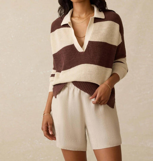 Faherty - Miramar Linen Polo Sweater