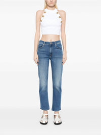 Mother - Mid Rise Ankle Straight-leg Jean