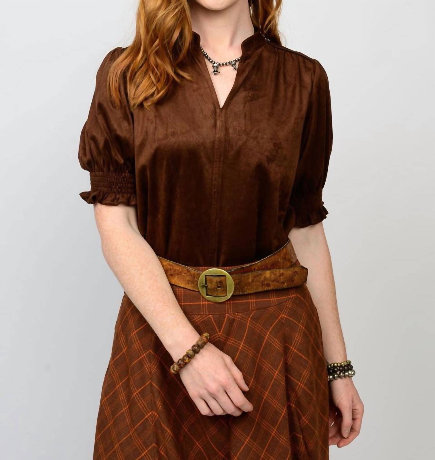 Ivy Jane - Suede Top
