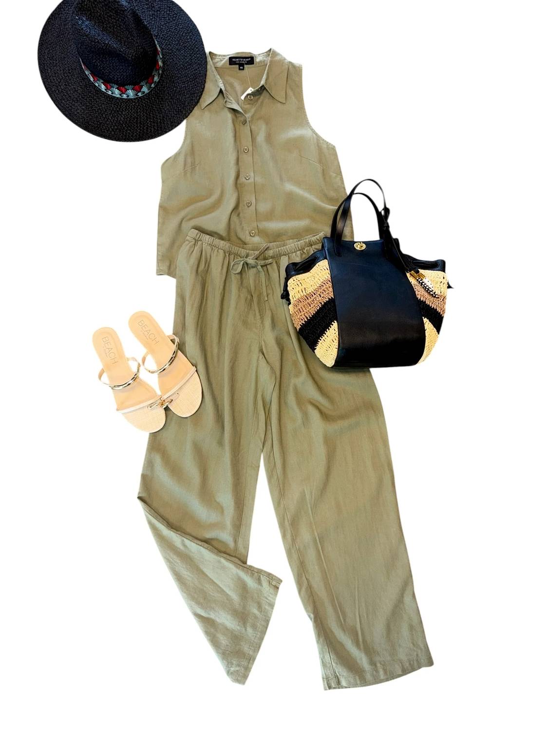Velvet Heart - Hensley Linen Pants