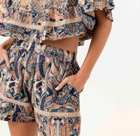 Sundays - Essa Lace-trimmed Neckline Top
