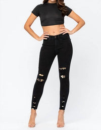 Judy Blue - Leopard Skinny Jeans