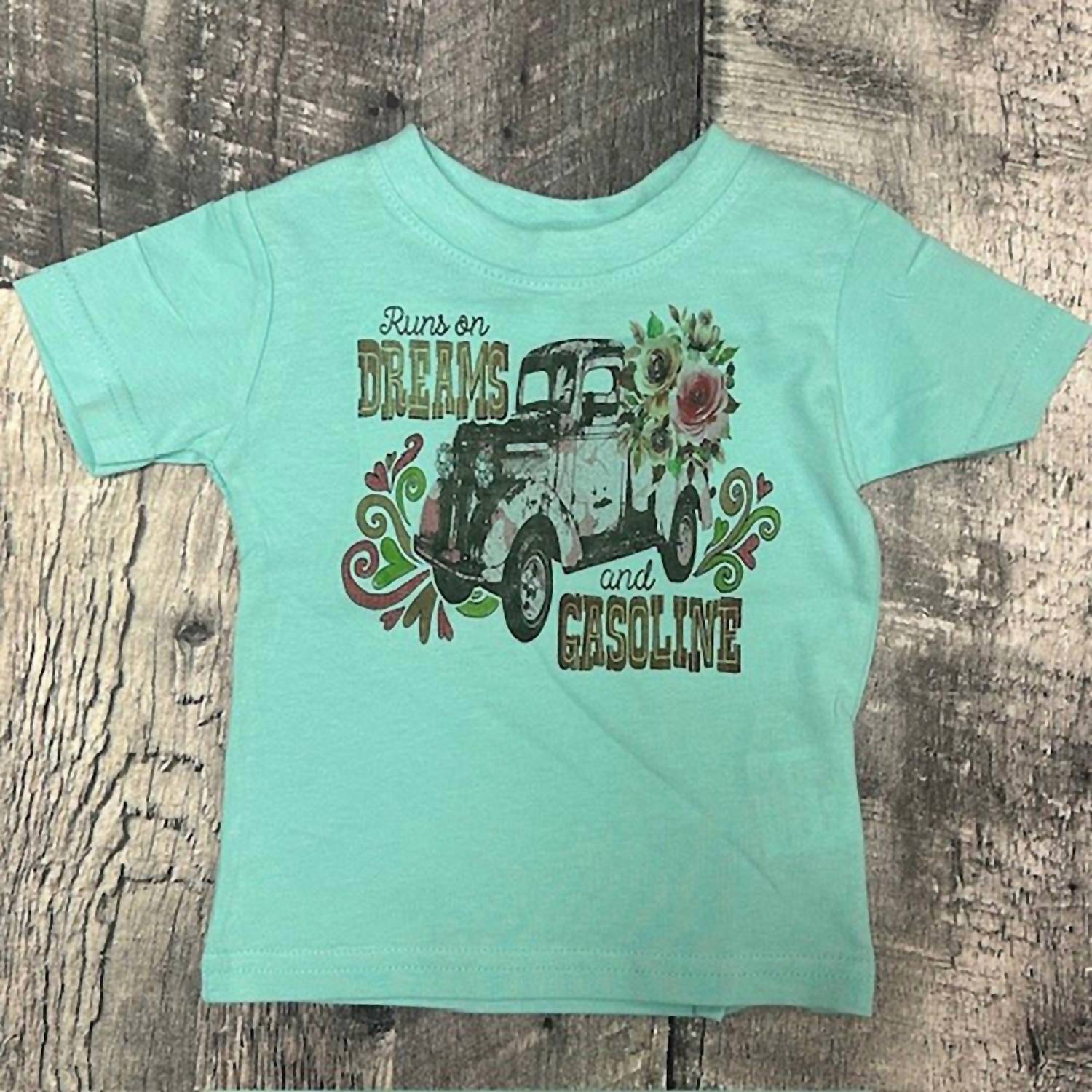 BRATTI MATI Toddler Runs On Dream Top in teal - kids' t-shirt