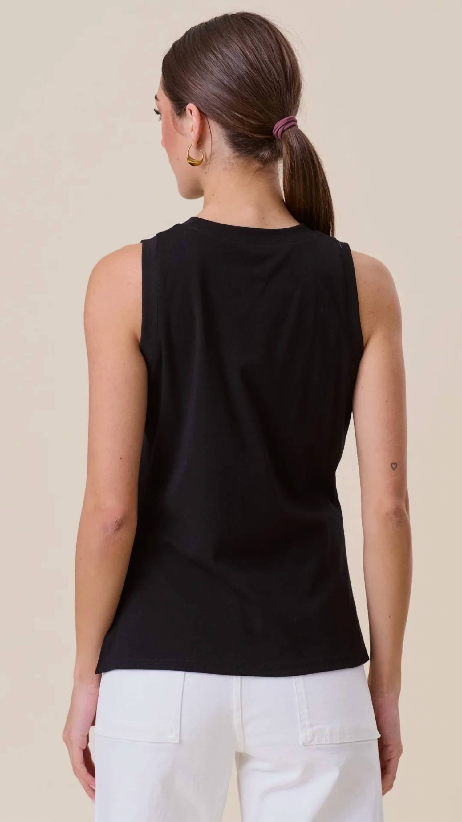 Able - Gathered Brooch Top