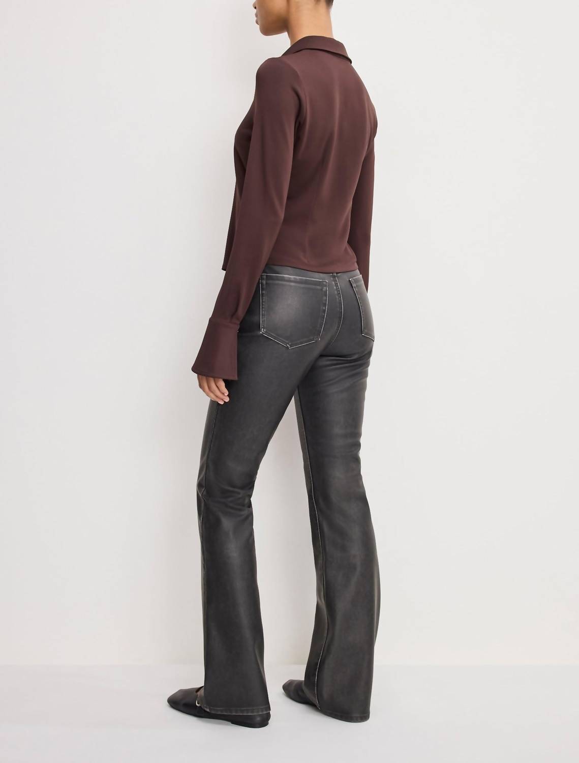 Good American - Good Classic Faux Leather Pants