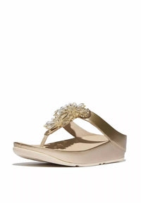 Fitflop - Women's Rumba Metallic Beaded Top Post Sandal