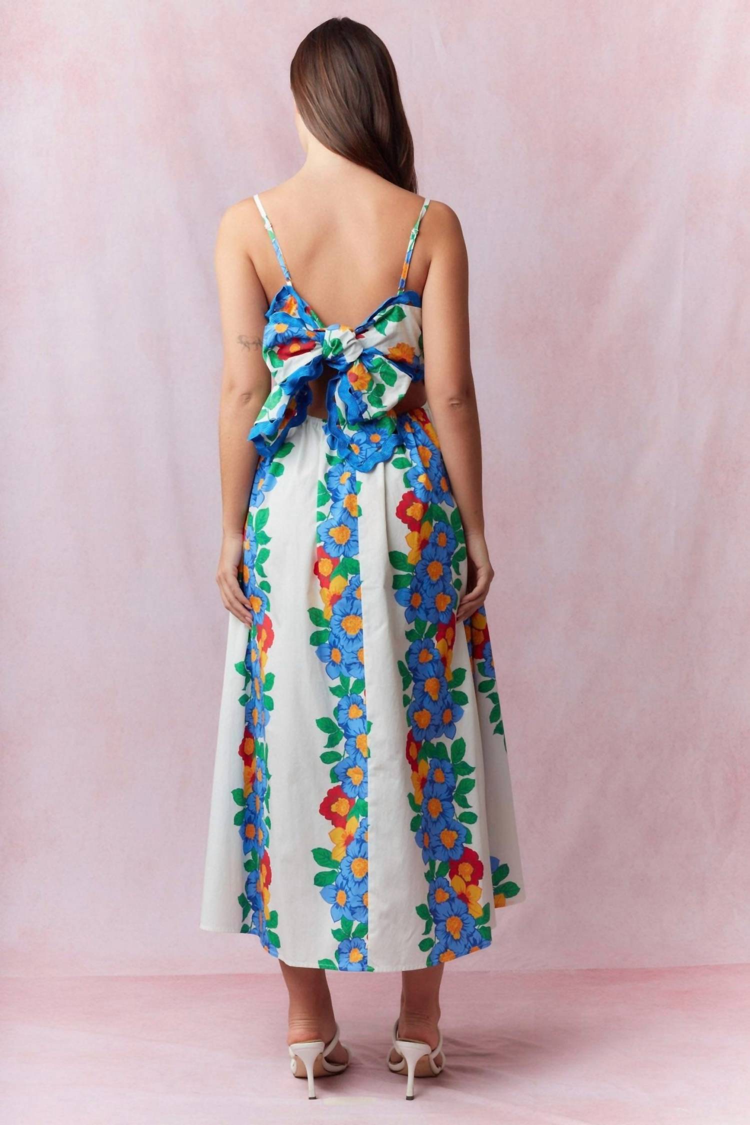 Peach Love - Hadley Floral Maxi Dress