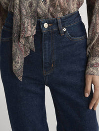 Frame - Wide Leg High Rise Jeans