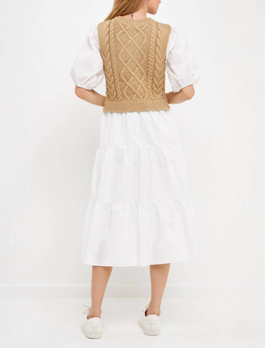 Swati Cable Knit Dress