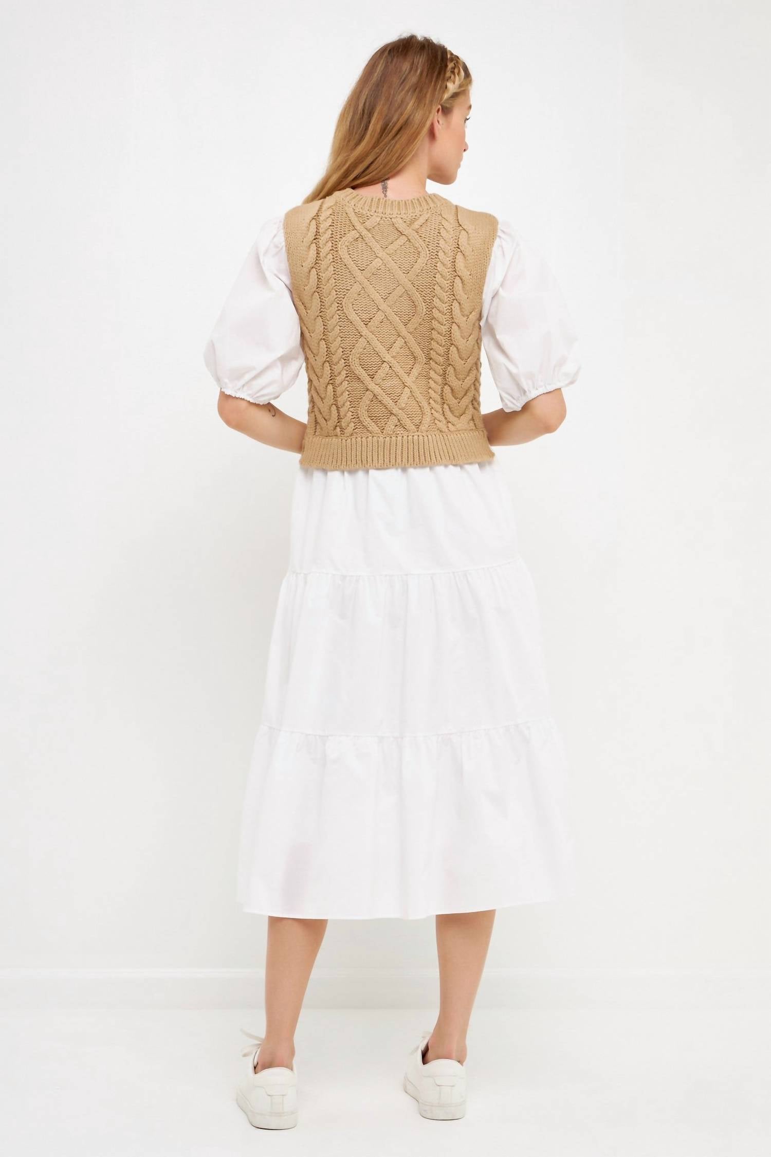 Swati Cable Knit Dress