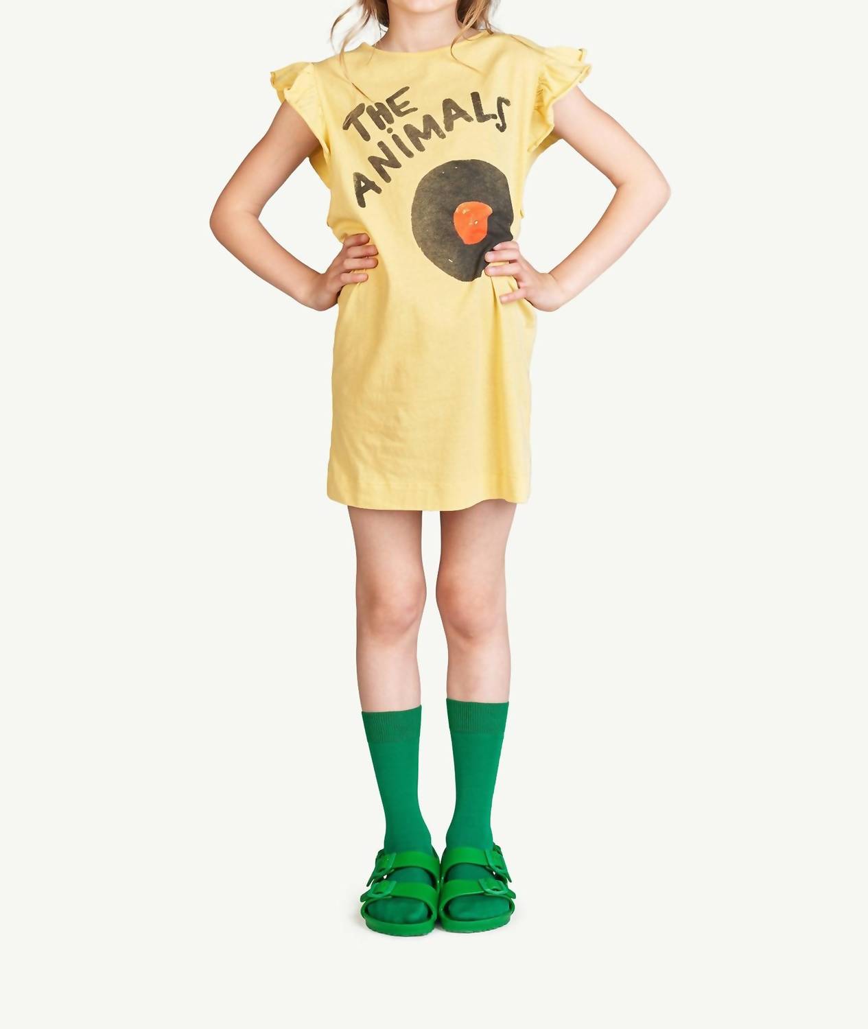 The Animals Observatory - Ruffle Sleeve T-shirt Dress