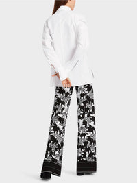 Marc Cain - Lace Appliqué Long Sleeve Blouse