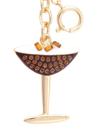 Canvas Style - Espresso Martini Enamel Bag Charm