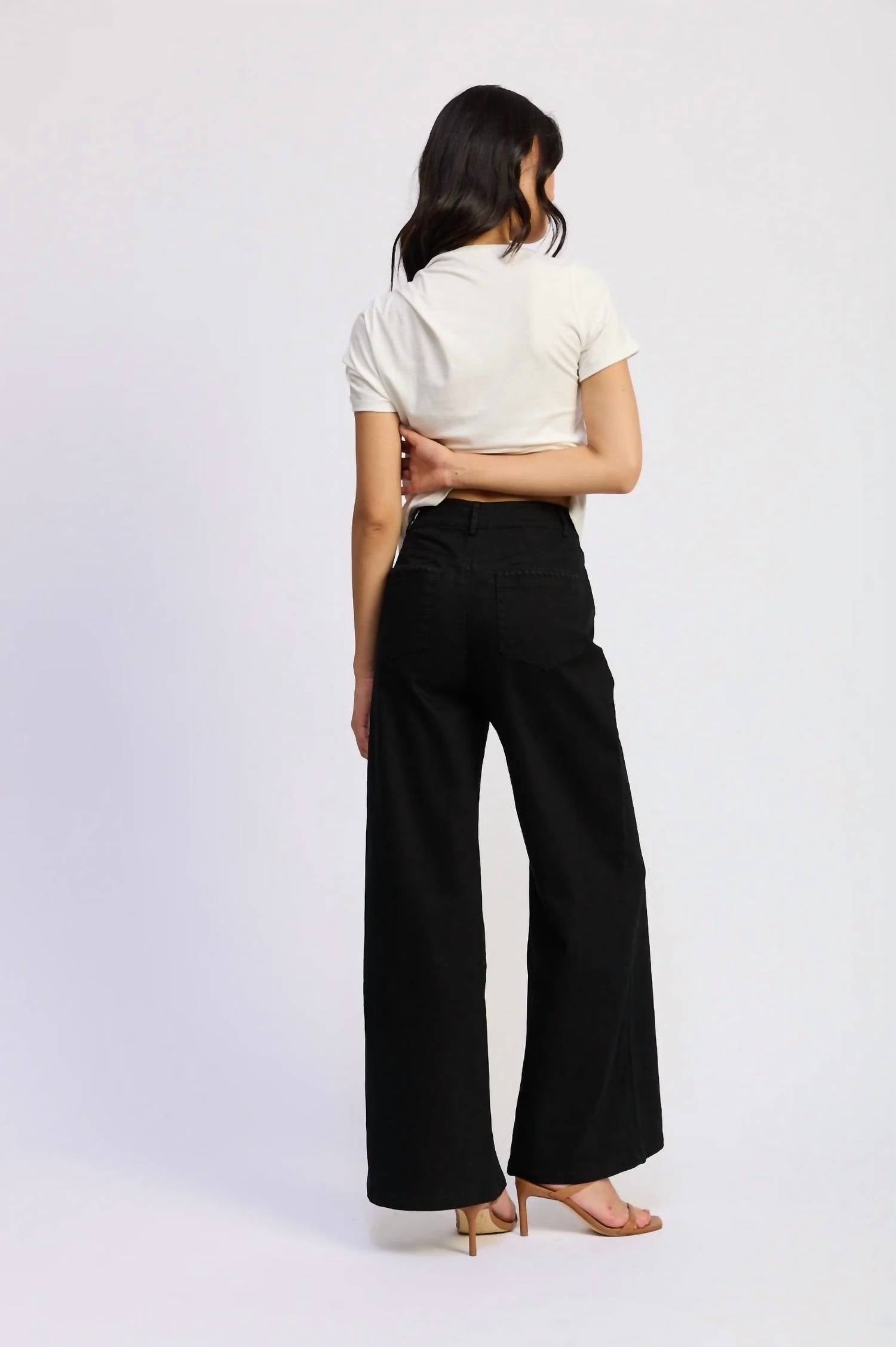 En Saison - Brixton Embroidered Detail Pant