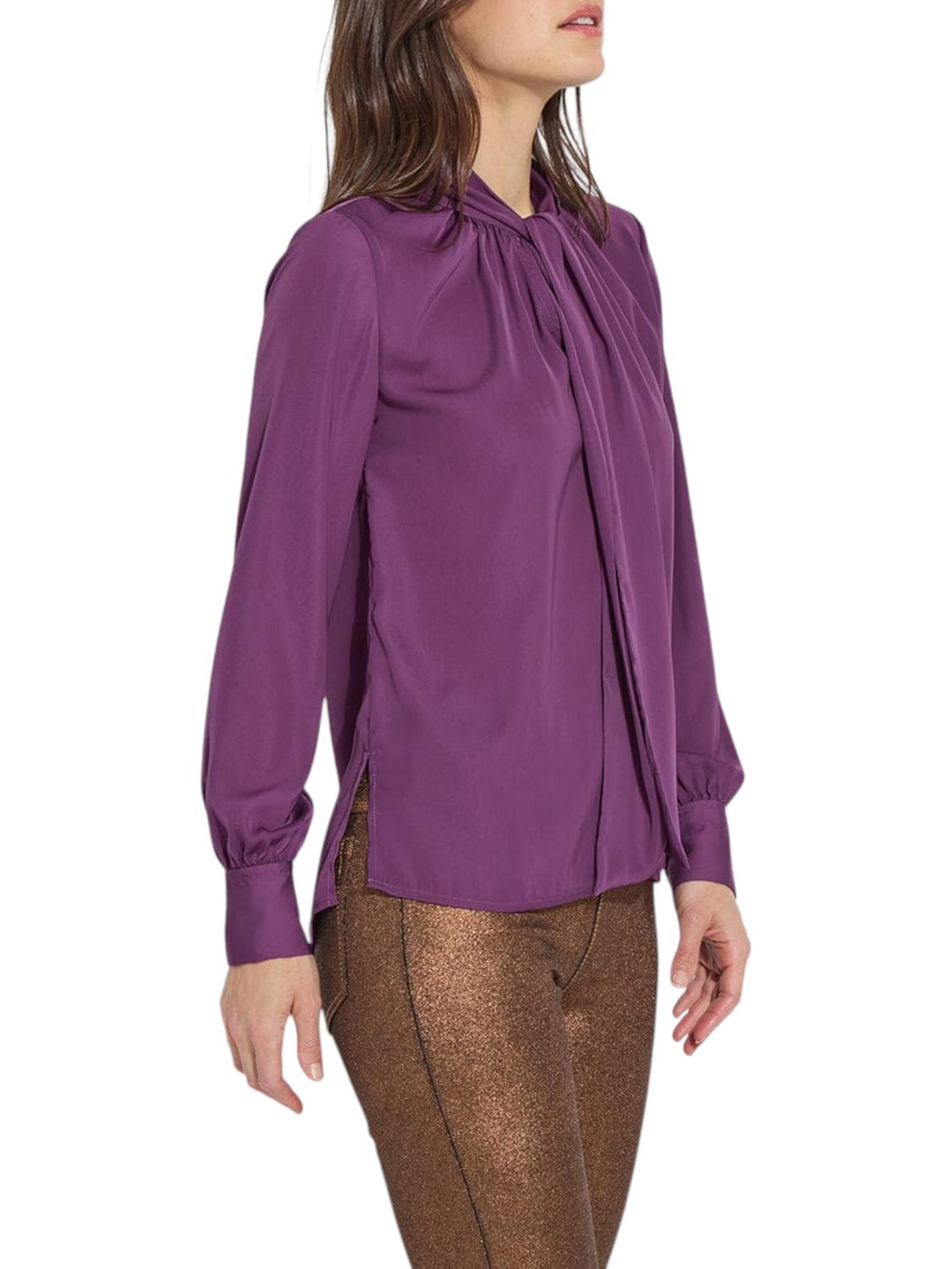 Lysse - Janis Scarf Neck Pull On Blouse