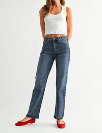 Just Black Denim - Full Length Straight Jean