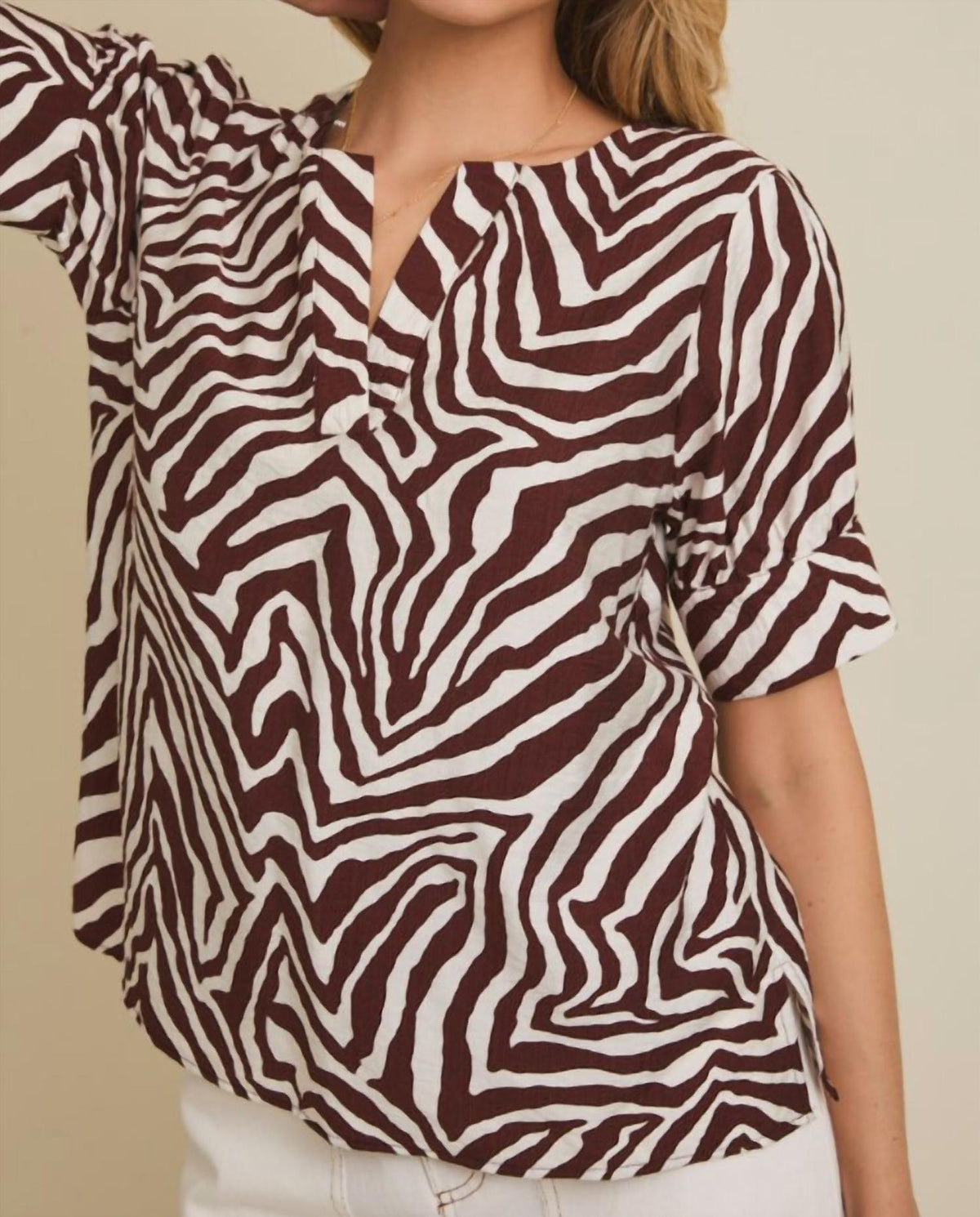 Gilli - Zebra Blouse