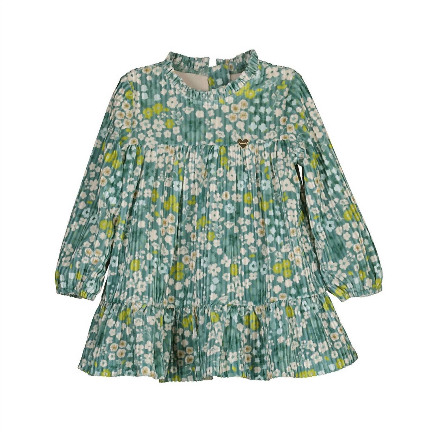 Mayoral - Printed Velvet Dress