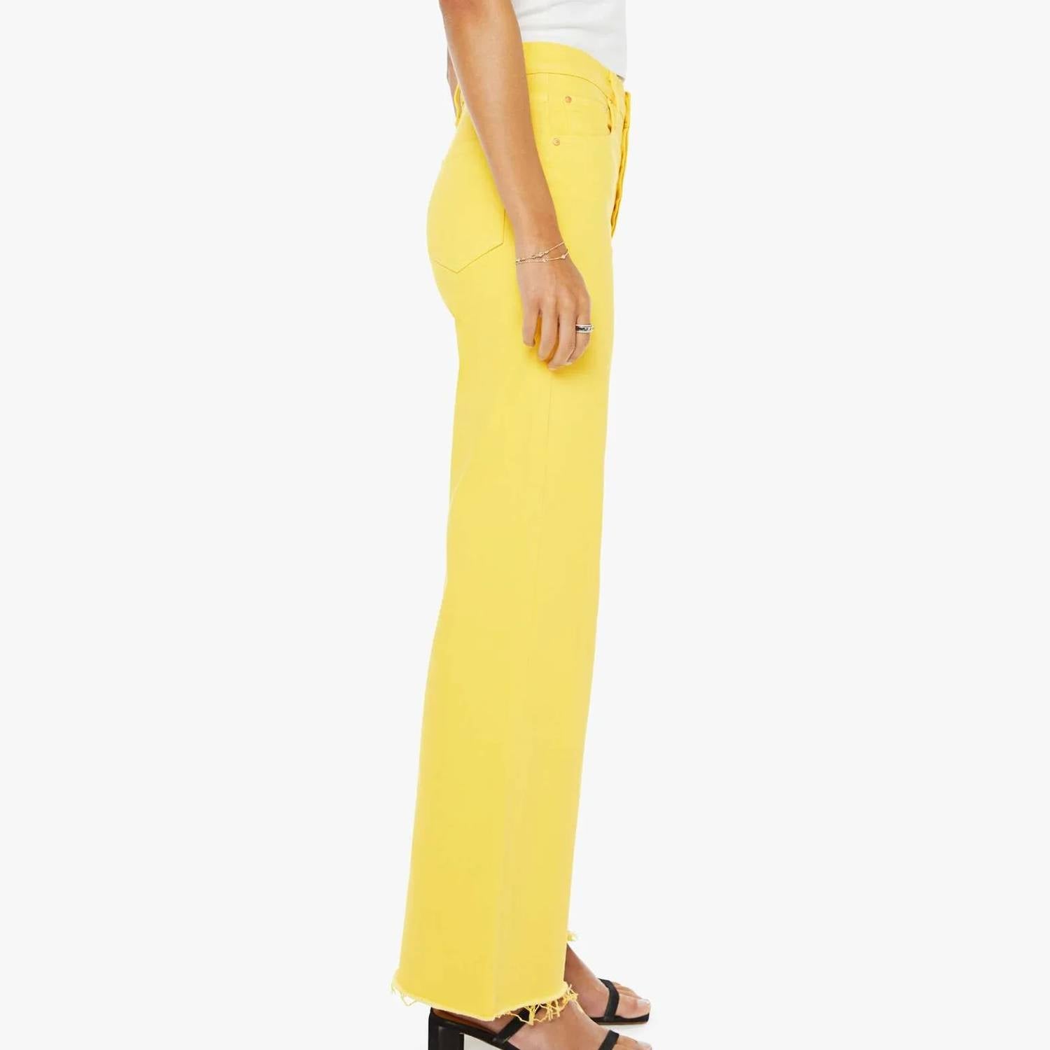 Mother - Tomcat Roller Fray Wide Leg Jeans