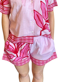 Bindu Isadora Short in pink elephant - women's shorts