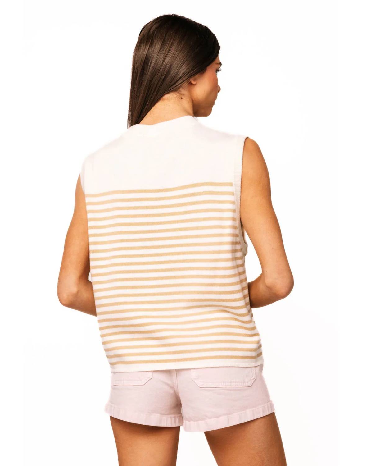 Queen Of Sparkles - Tracy Seaside Glow Shell Tank Top