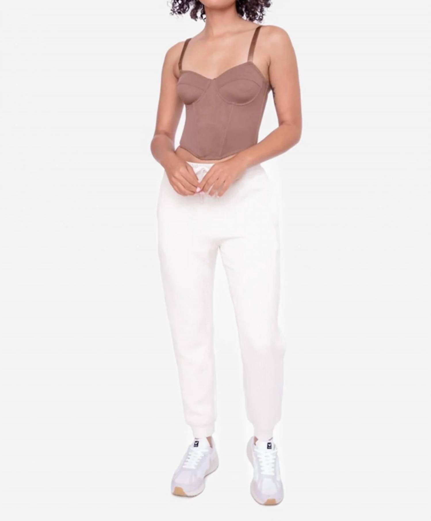 Mono B - Quilted Drawstring Joggers