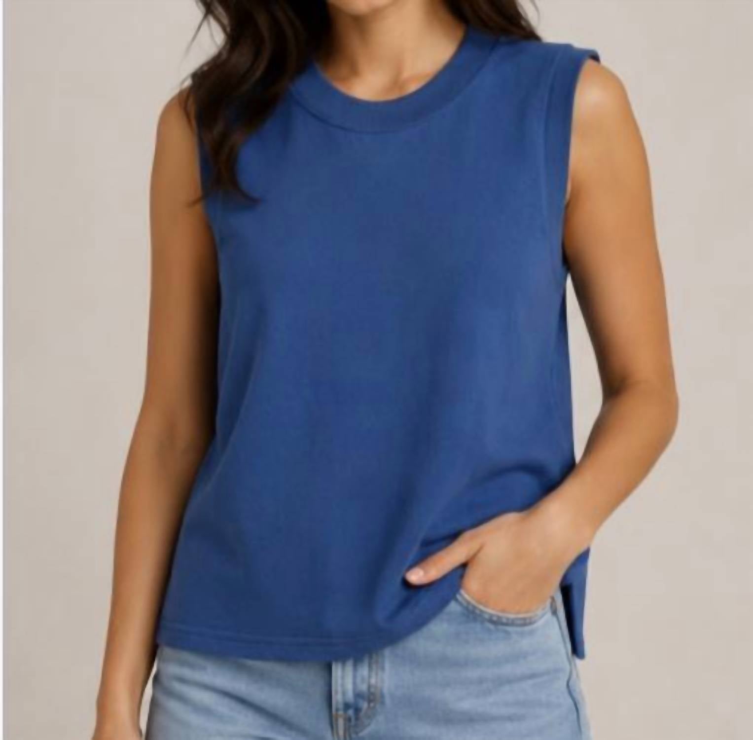 Caydn - Val Terry Slit Tank
