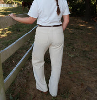 Mustard Seed - Straight Leg Herringbone Pant